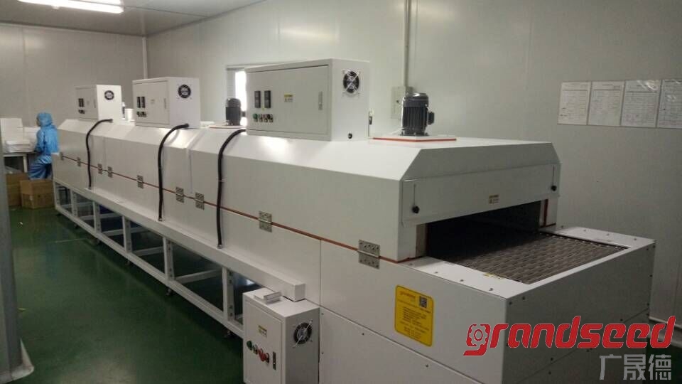 LED lamp baking curing furnace production line